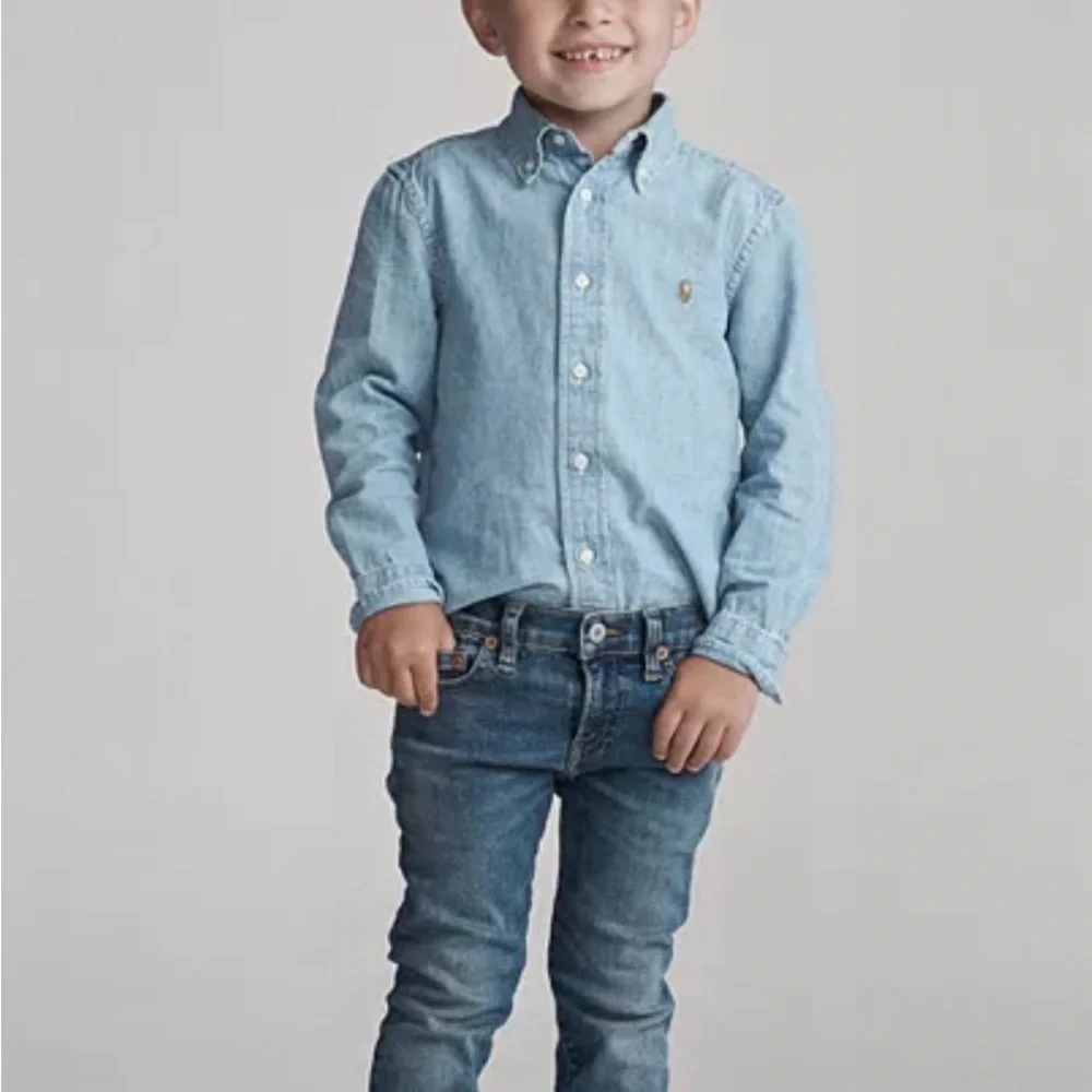 Ralph Lauren boys size‎ 10/12 long sleeve button-down shirts, bundle of two